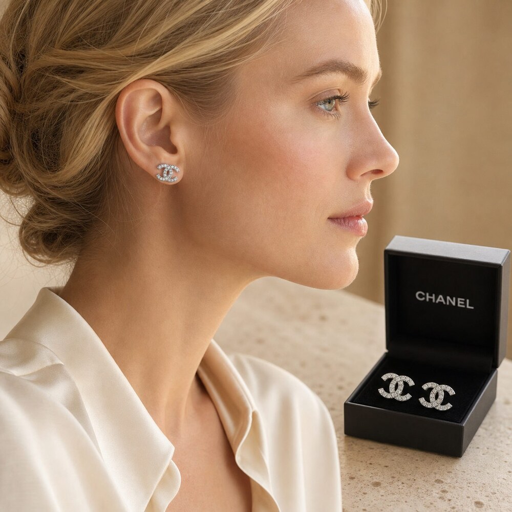 CHANEL Classic Parisian Earrings Style 44 | New with Box - Picture 9 of 9